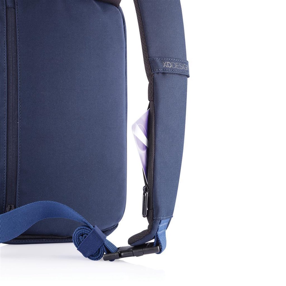 XD Design Mochila cruzada antirrobo Bobby Sling azul marino