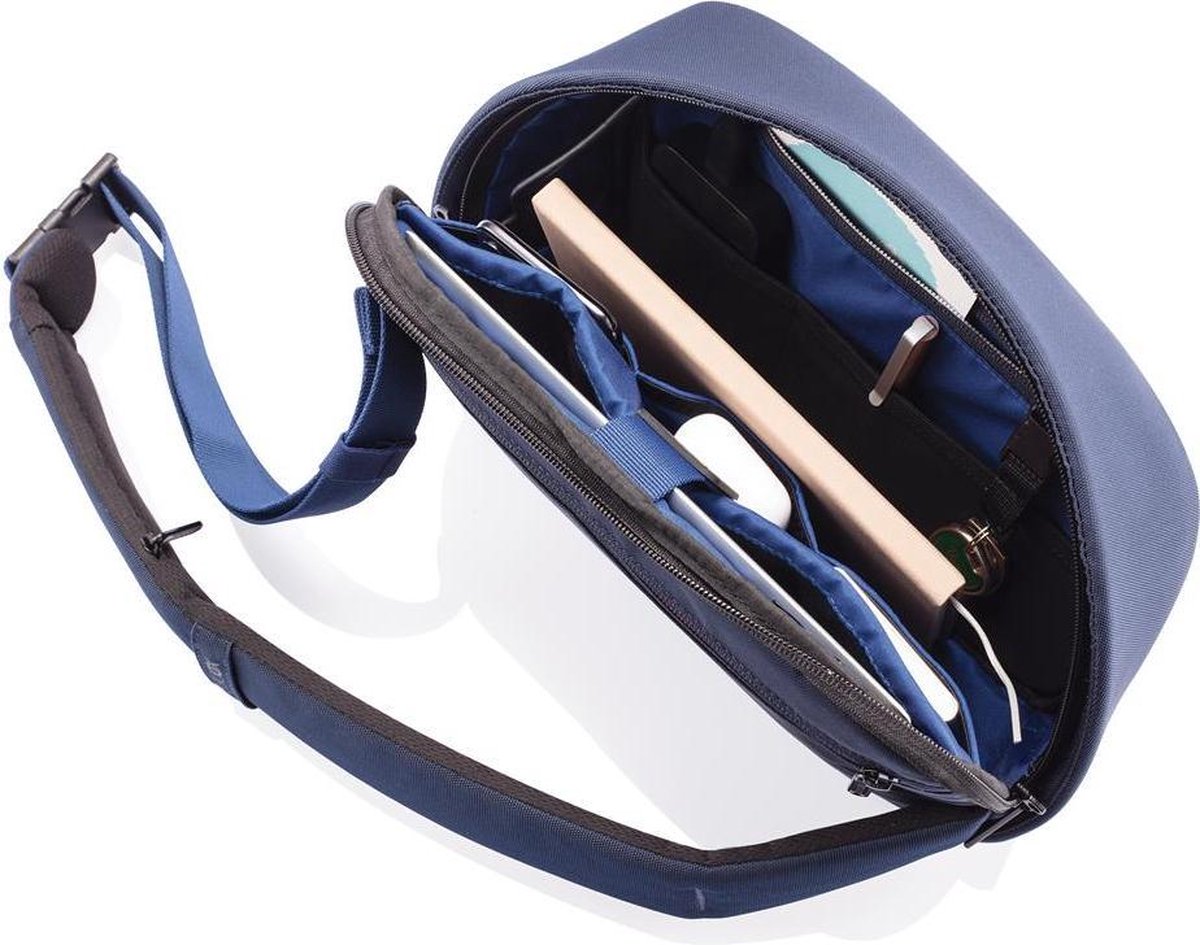 XD Design Mochila cruzada antirrobo Bobby Sling azul marino