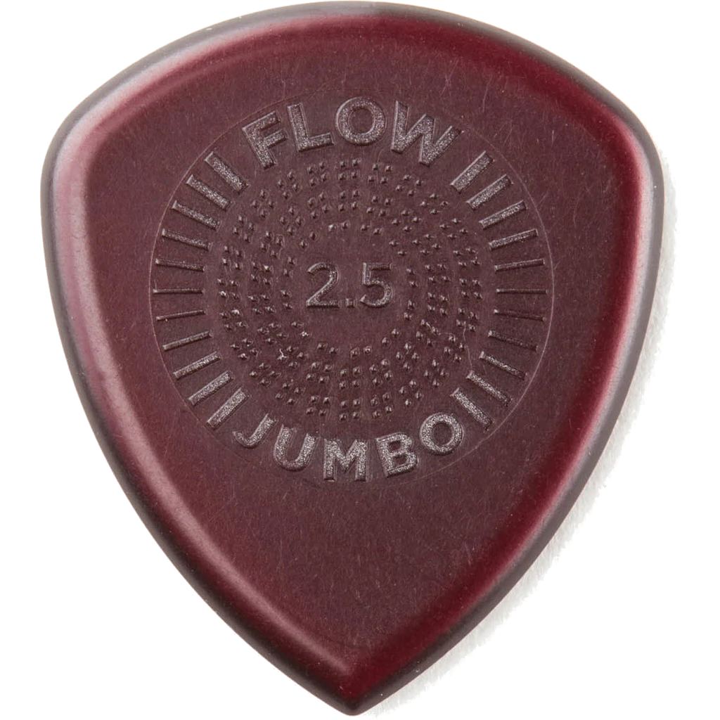 Dunlop Flow Jumbo Grip Pick 2.50mm plectrumset (12 stuks)