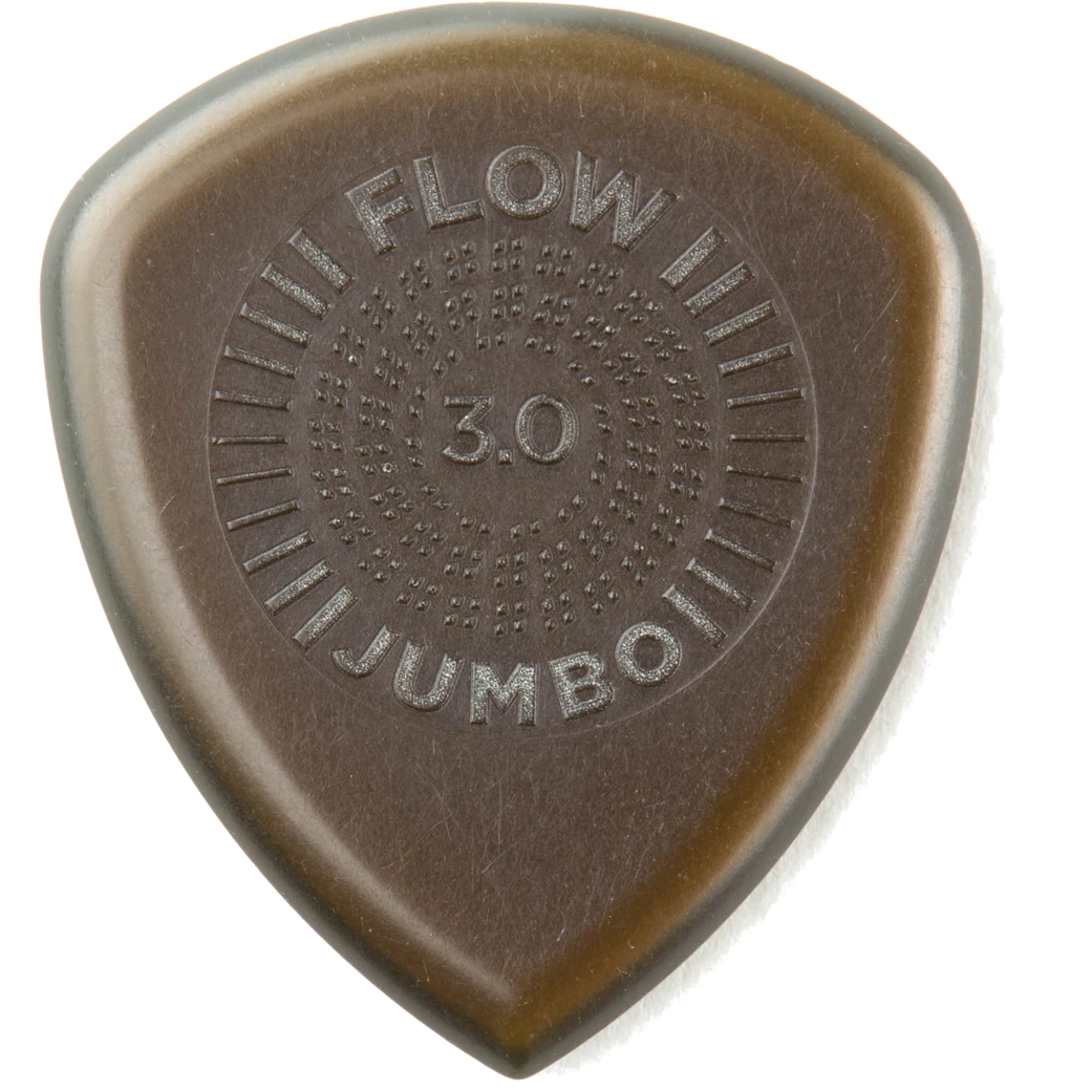 Dunlop Flow Jumbo Grip Pick 3.00mm plectrumset (12 stuks)