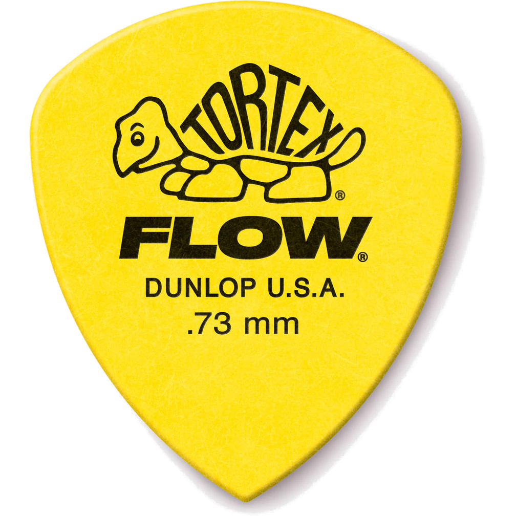 Dunlop Tortex Flow Pick 0.73mm plectrumset (12 stuks)