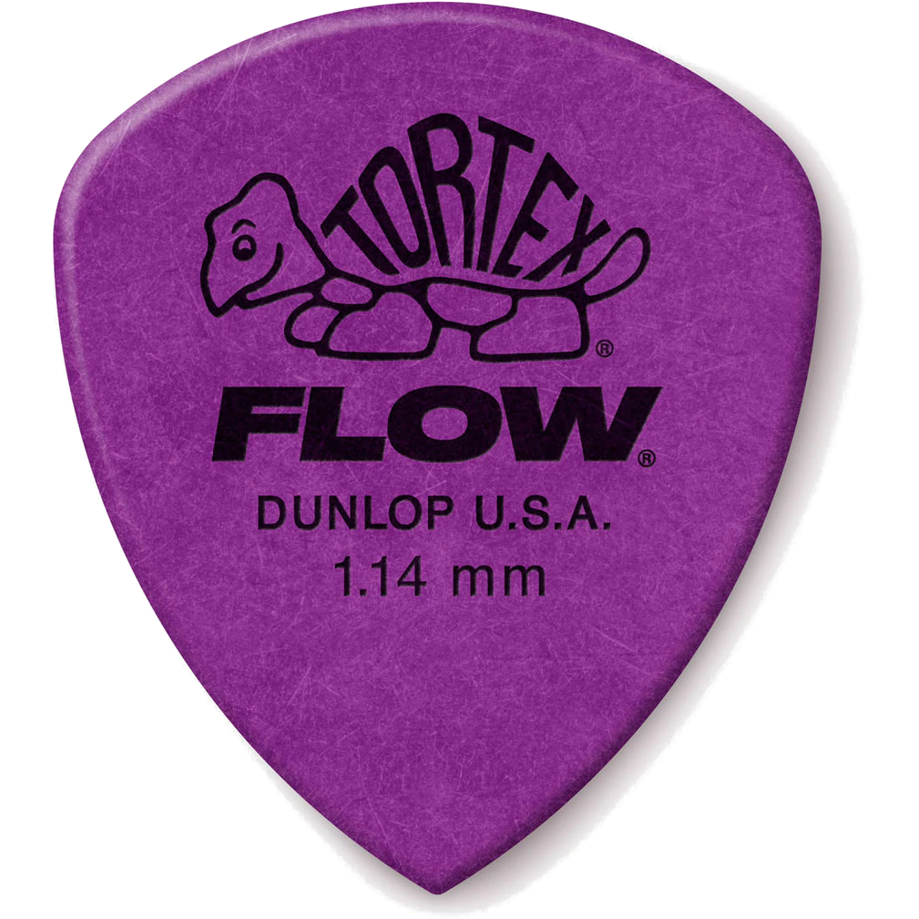 Dunlop Tortex Flow Pick 1.14mm plectrumset (12 stuks)