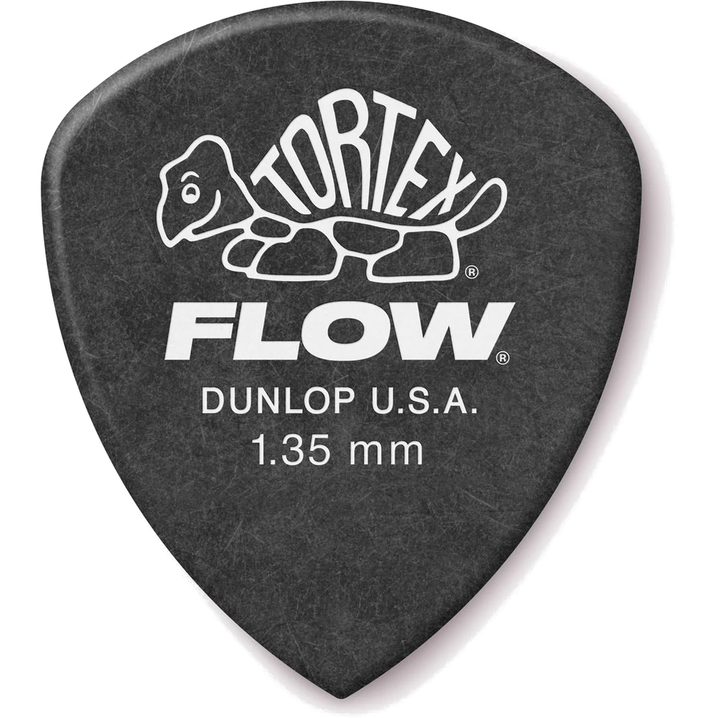 Dunlop Tortex Flow Pick 1.35mm plectrumset (12 stuks)