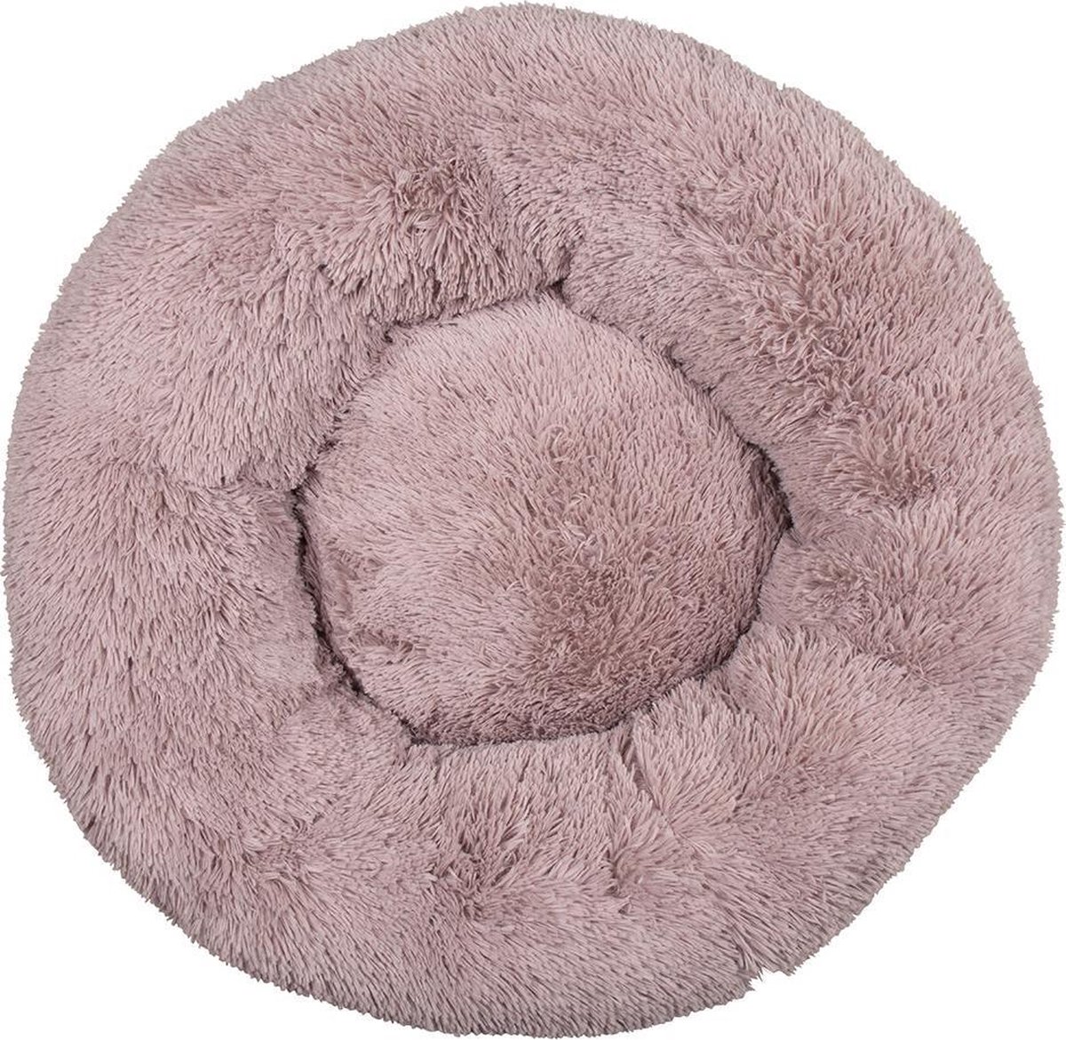 District 763 Hondenmand Donut Fuzz Zand - Roze