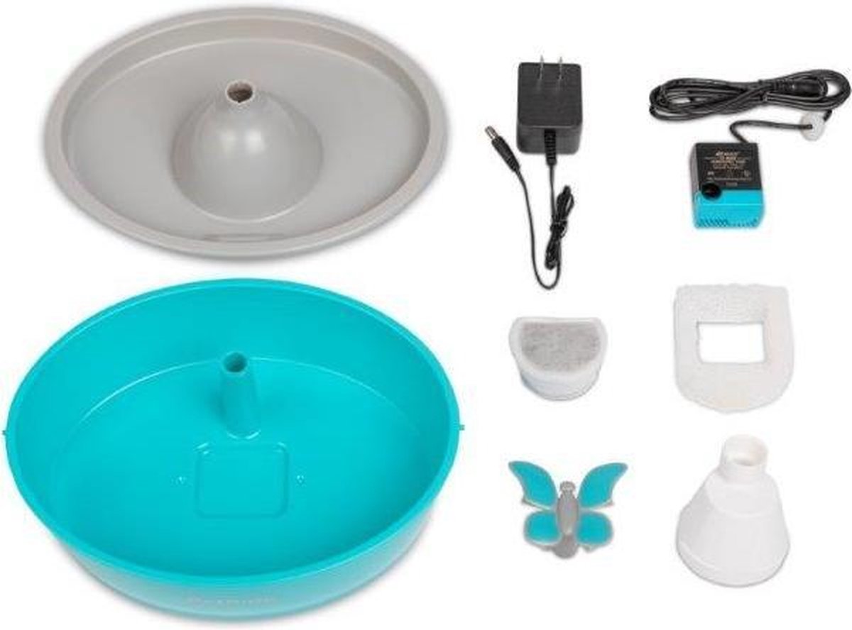 Petsafe Drinkfontein Drinkwell Butterfly - Blauw
