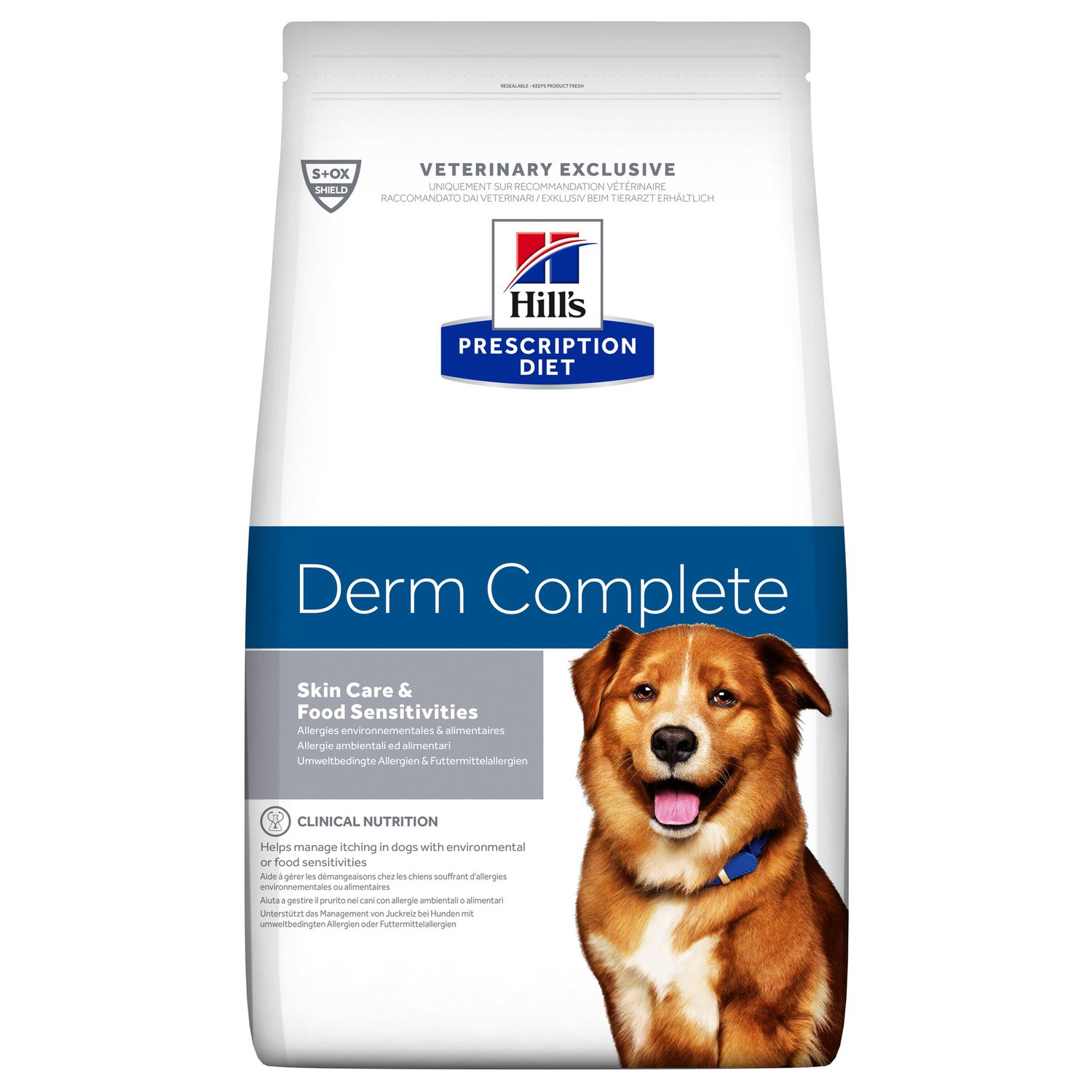 Hill's Hill&apos;s Prescription Diet Canine Derm Complete - Hondenvoer - 12 kg