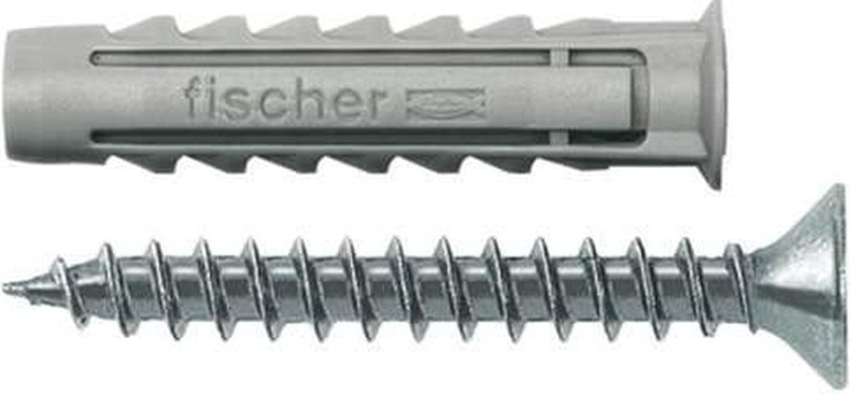 Fischer Plug SX 6 x 30 met schroef - 70021 - 50 stuk(s)