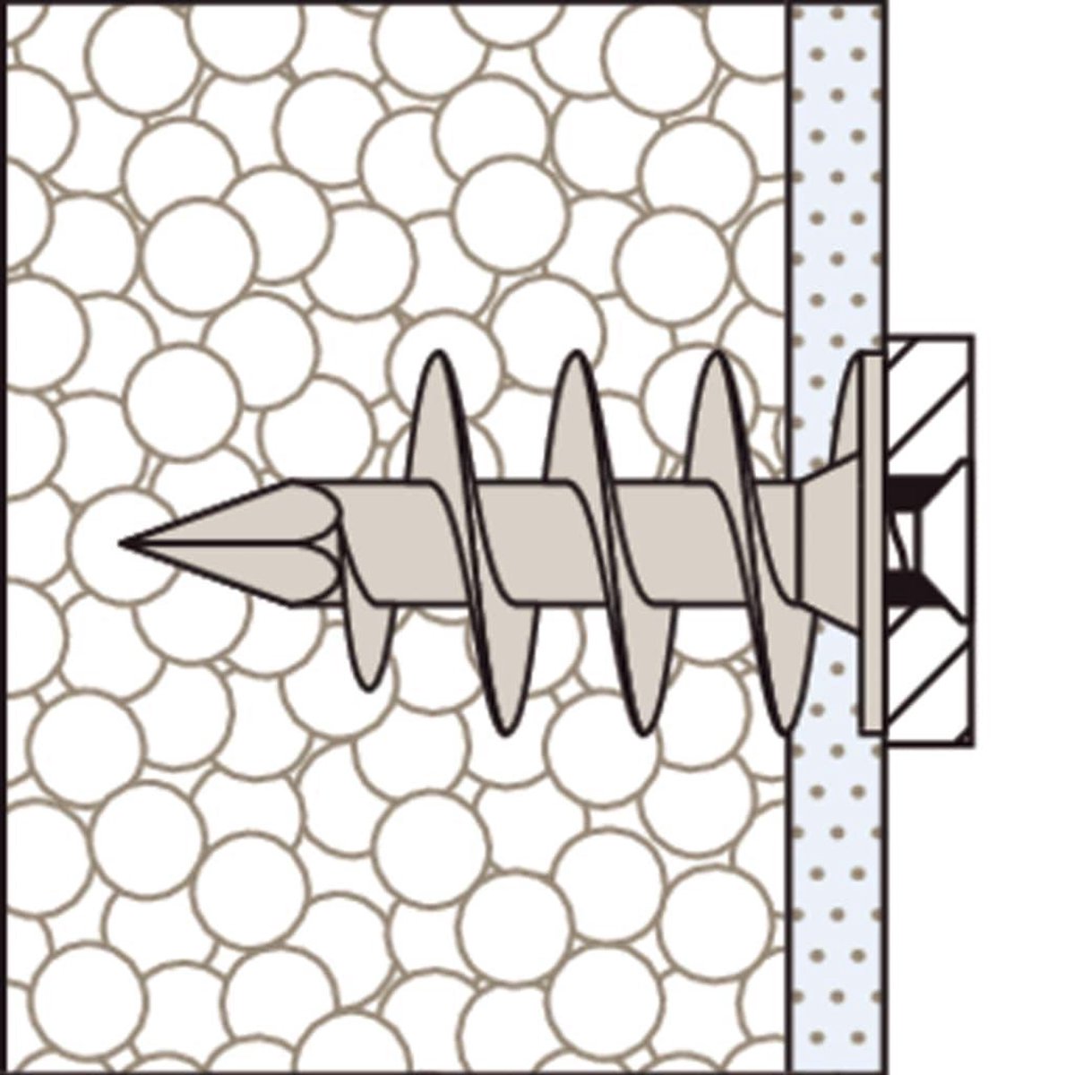 Fischer Isolatiemateriaalplug FID 90 - 510971 - 25 stuk(s)