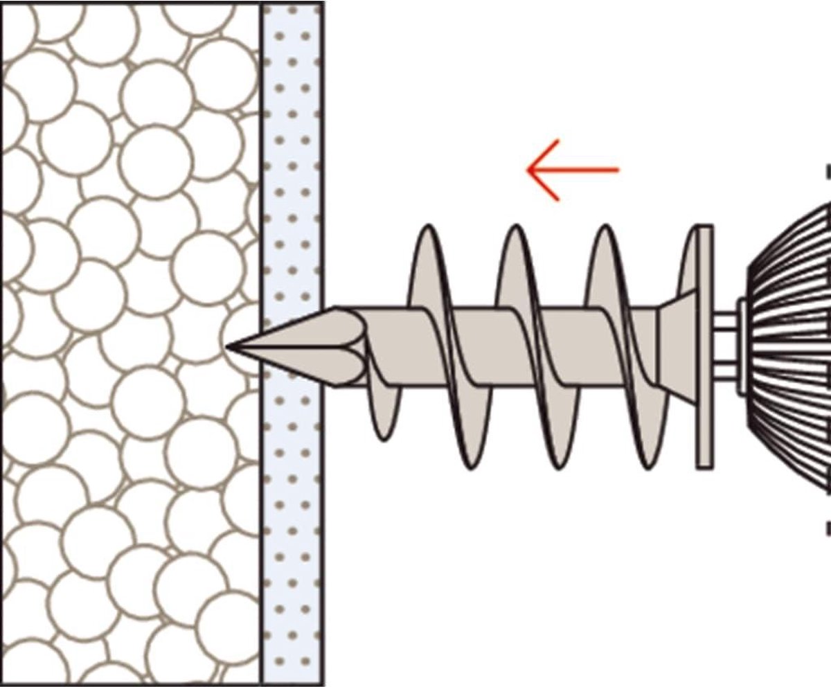 Fischer Isolatiemateriaalplug FID 90 - 510971 - 25 stuk(s)