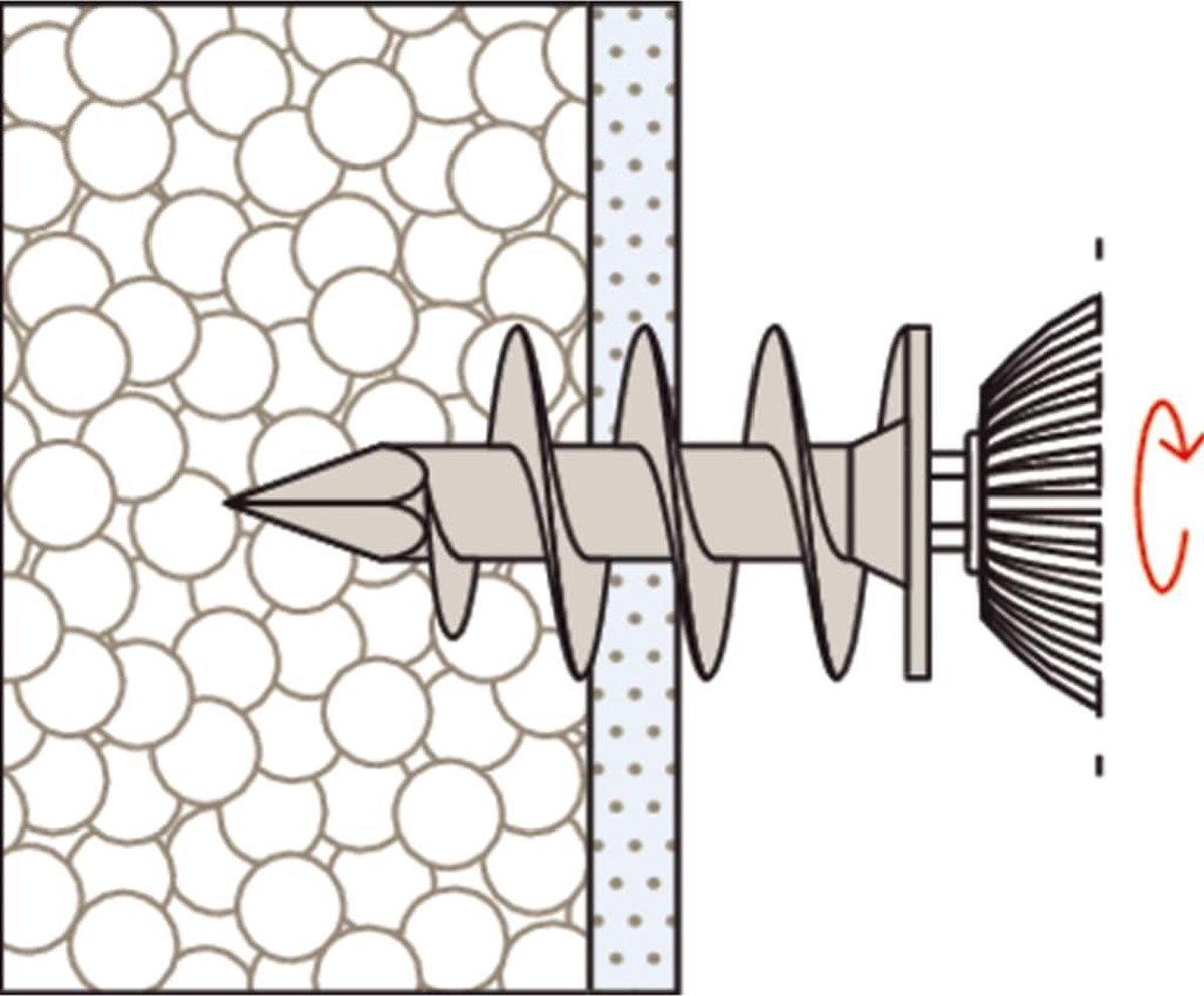 Fischer Isolatiemateriaalplug FID 90 - 510971 - 25 stuk(s)