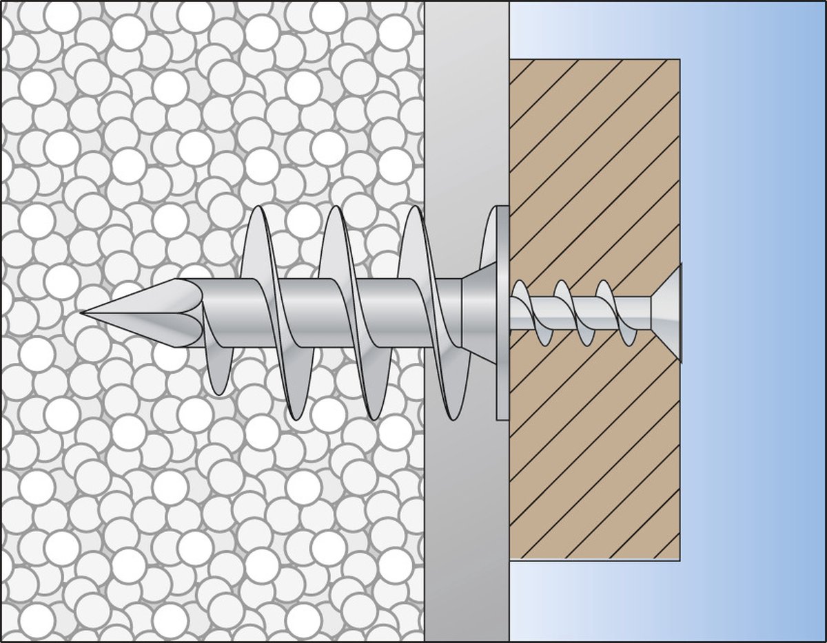 Fischer Isolatiemateriaalplug FID 90 - 510971 - 25 stuk(s)