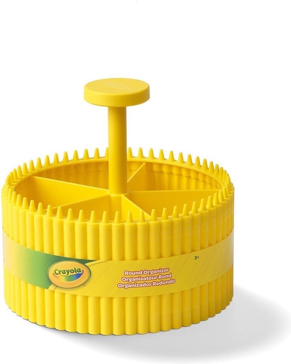 Crayola opbergbox 8,9 x 15,9 cm polypropyleen - Geel