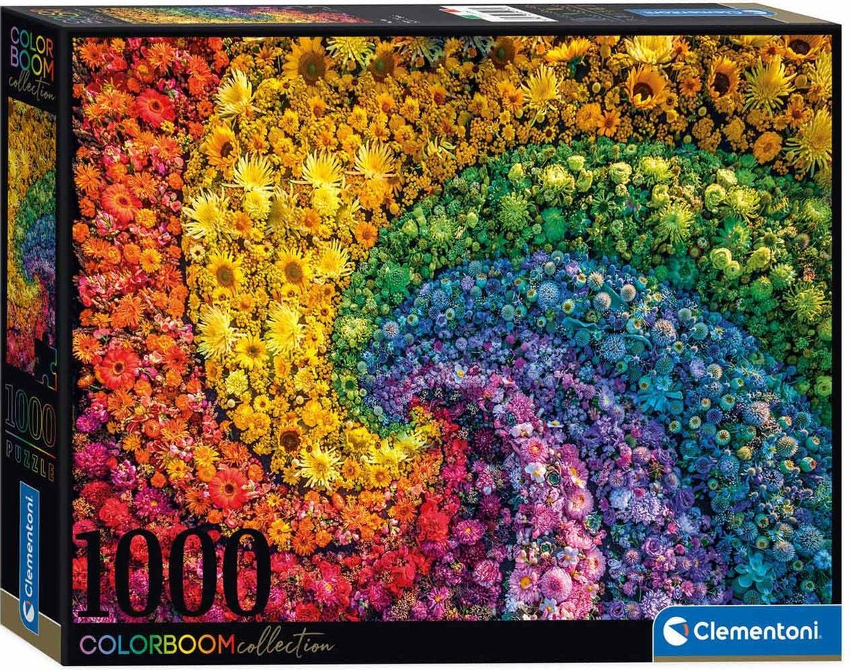Clementoni legpuzzel Whirl Colorboom karton 1000 stukjes