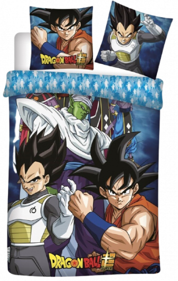 Dragon Ball dekbedovertrek Z 140 x 200 cm - Blauw