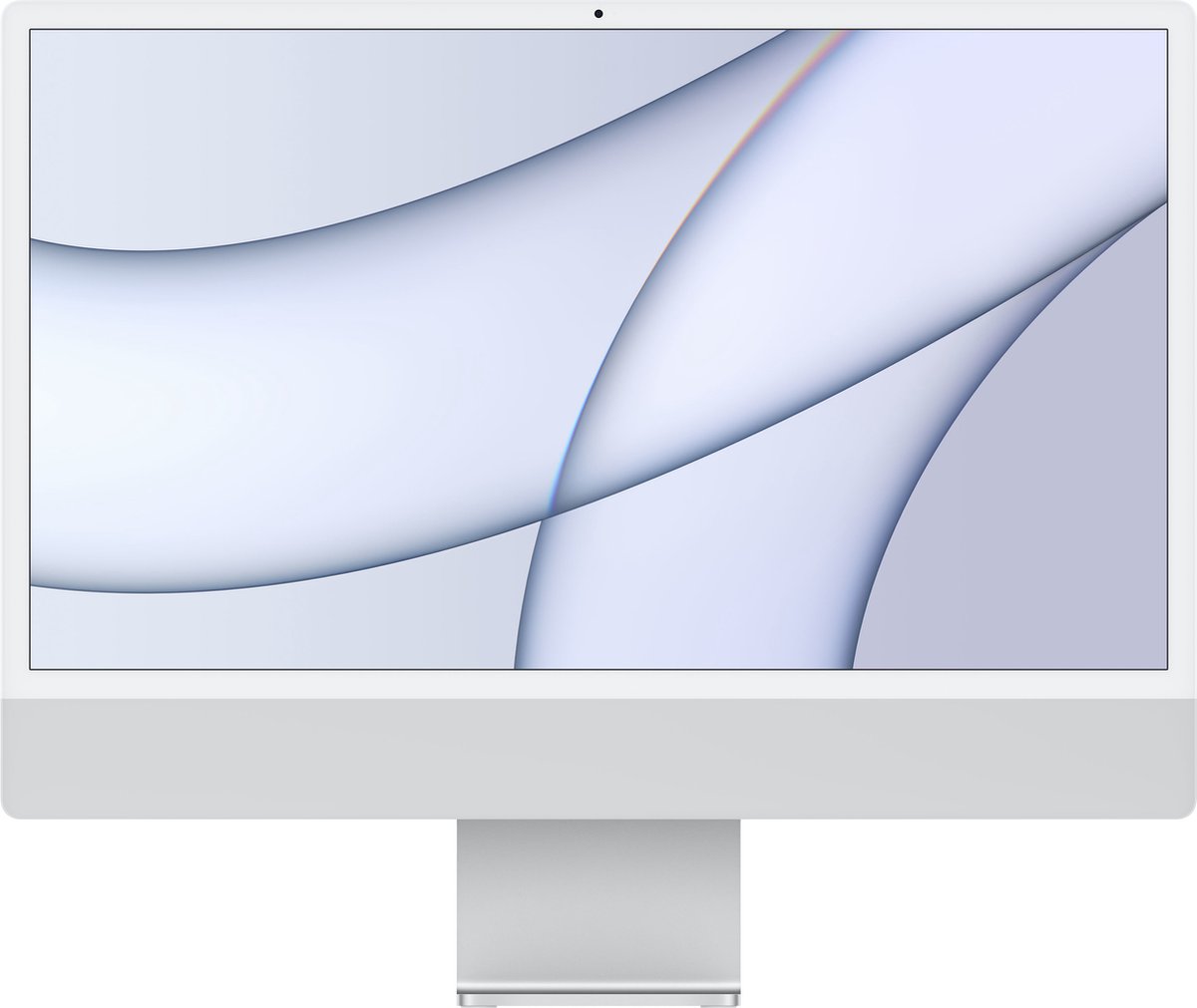 Apple iMac 24" (2021) 16GB/256GB M1 met 7 core GPU Zilver