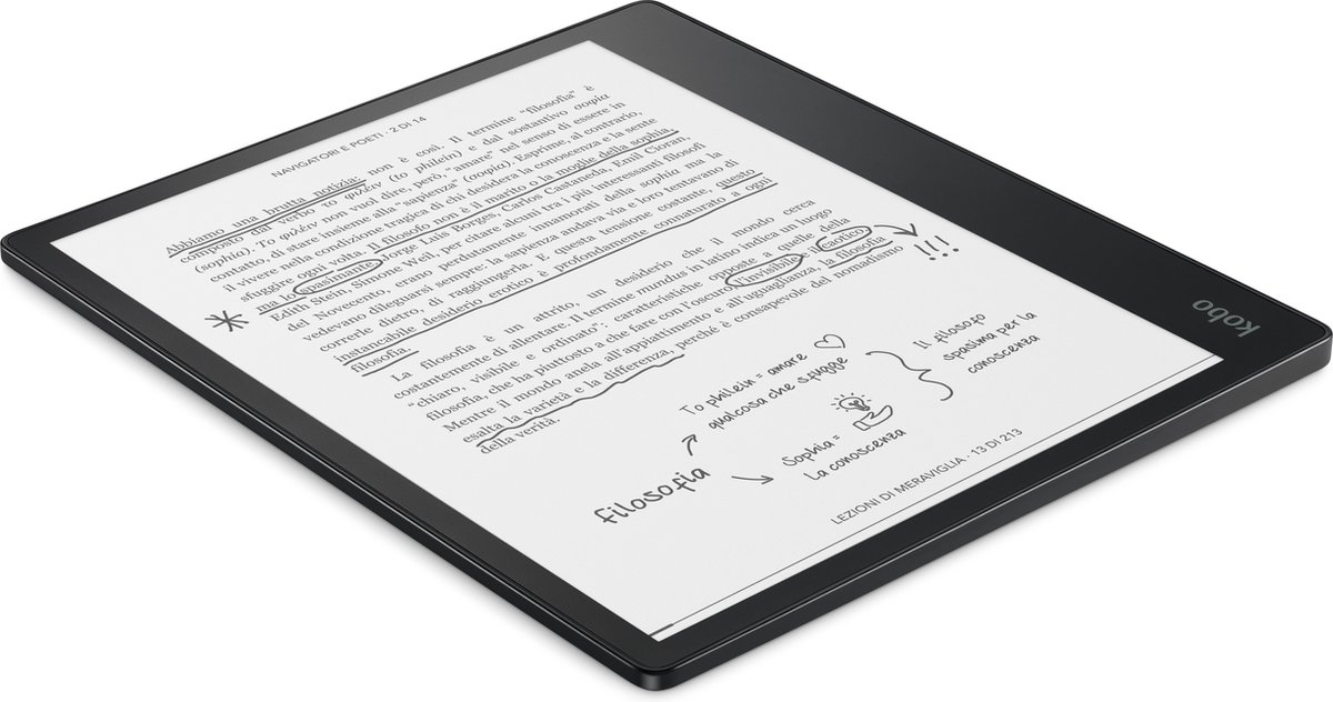 Kobo Elipsa + Back Cover + Stylus - Blauw