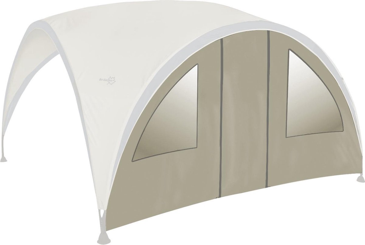 Bo-Camp Party Tent Large Deur Zijwand Middengrijs - Beige