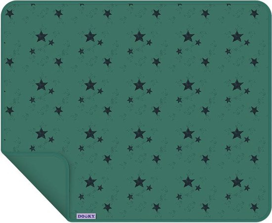 Dooky Blanket Green Star