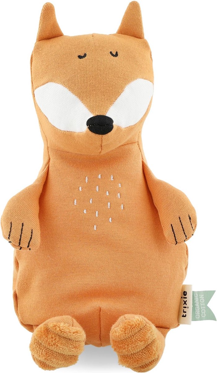 Trixie knuffelvos Mr. Fox junior 26 cm polykatoen - Oranje