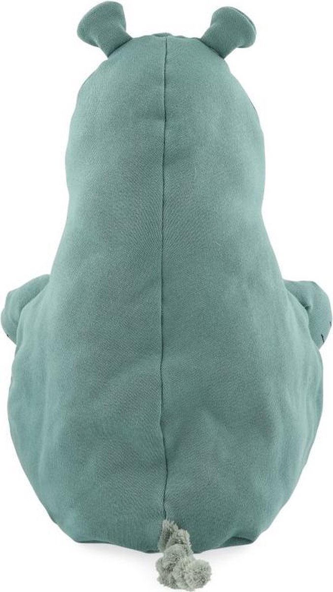 Trixie knuffelnijlpaard Mr. Hippo junior 38 cm katoen - Turquoise