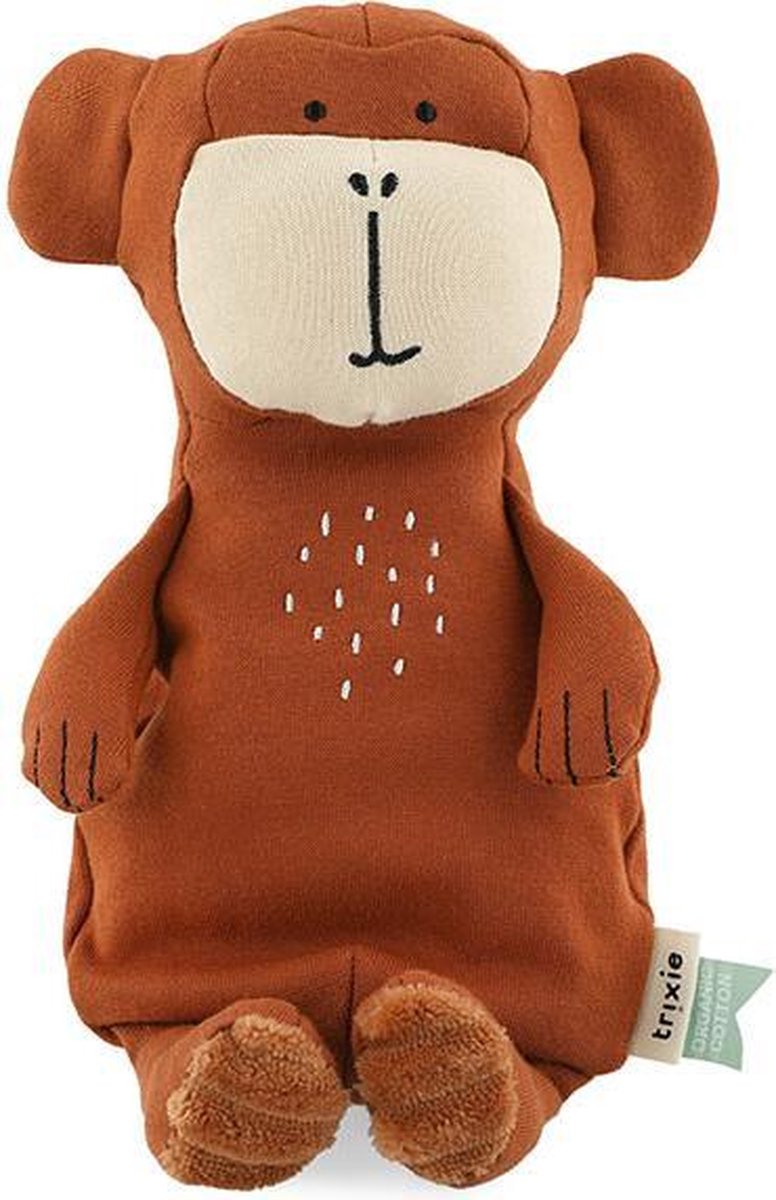 Trixie knuffelaap Mr. Monkey junior 26 cm polykatoen - Bruin