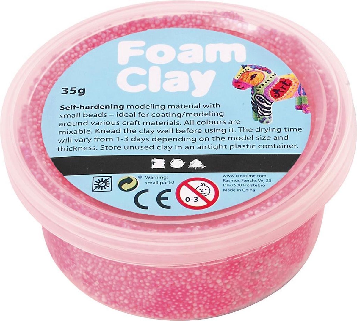 Foam Clay klei Neon 35 gram (78926) - Roze