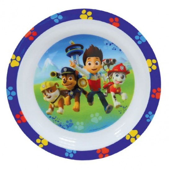 Nickelodeon PAW Patrol kom kunststof 16 cm - Blauw