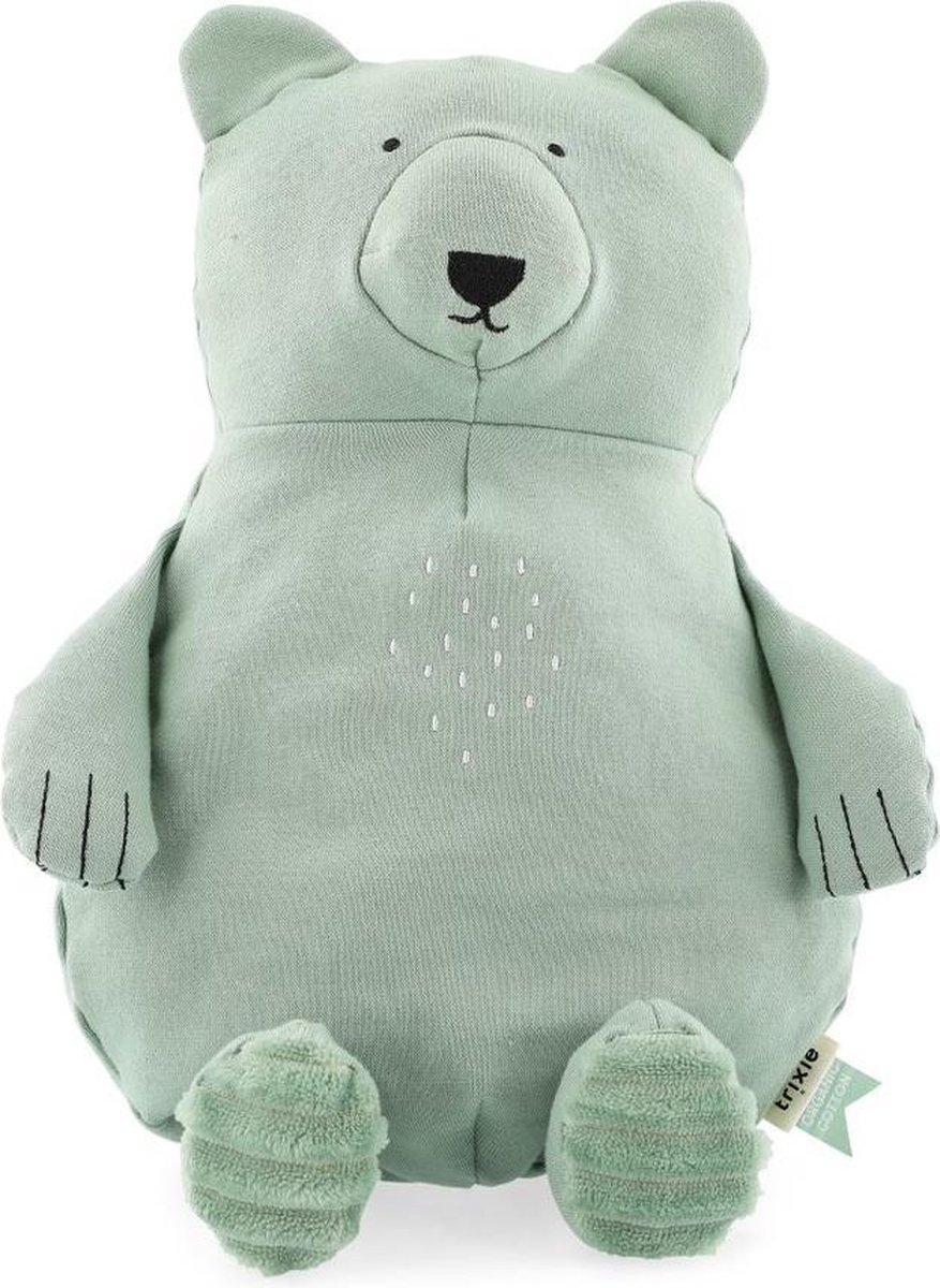 Trixie knuffelbeer Mr. Polar Bear junior 26 cm katoen mintgroen