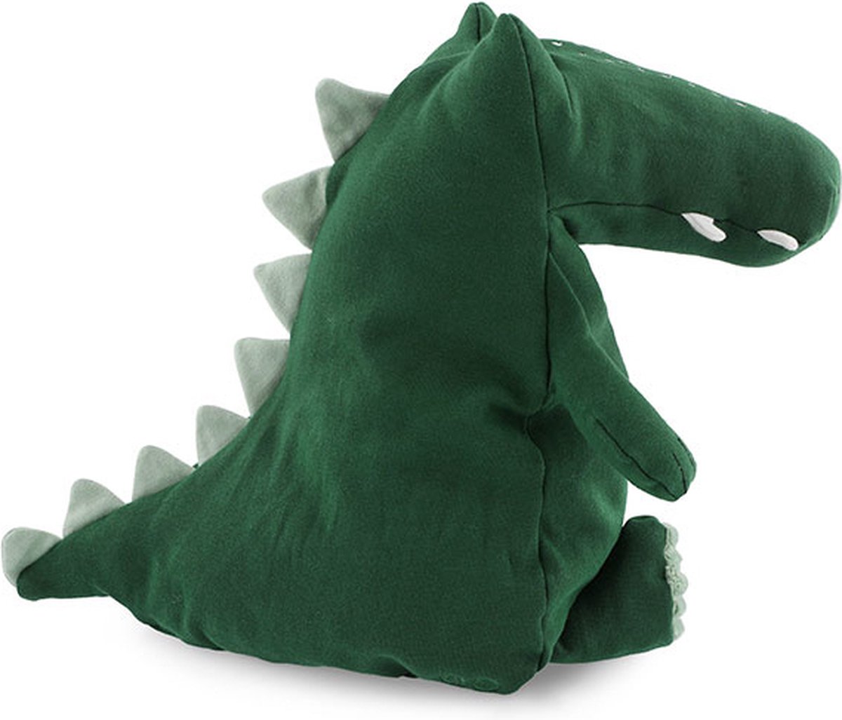 Trixie knuffelkrokodil Mr. Crocodile junior 26 cm katoen - Groen