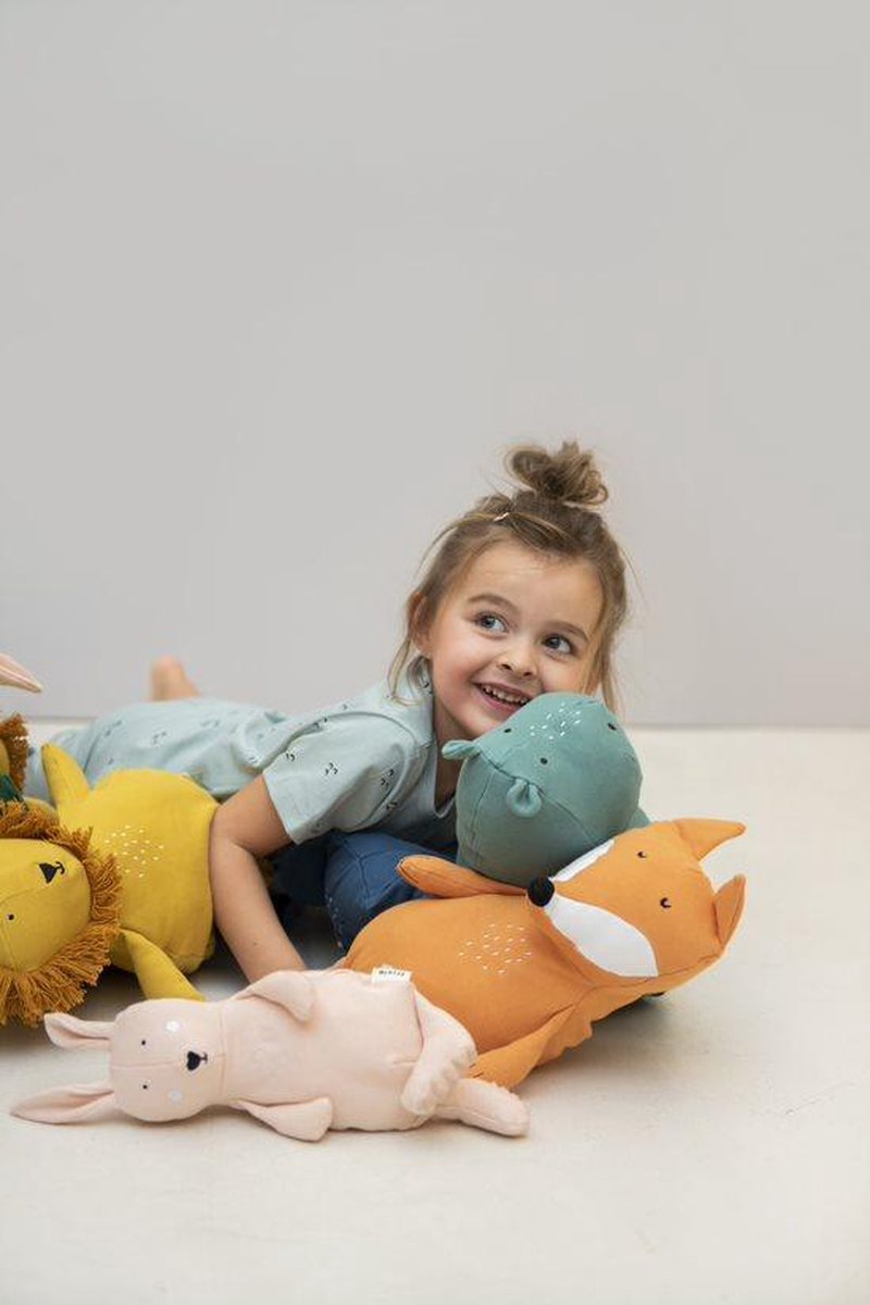 Trixie knuffelkrokodil Mr. Crocodile junior 26 cm katoen - Groen