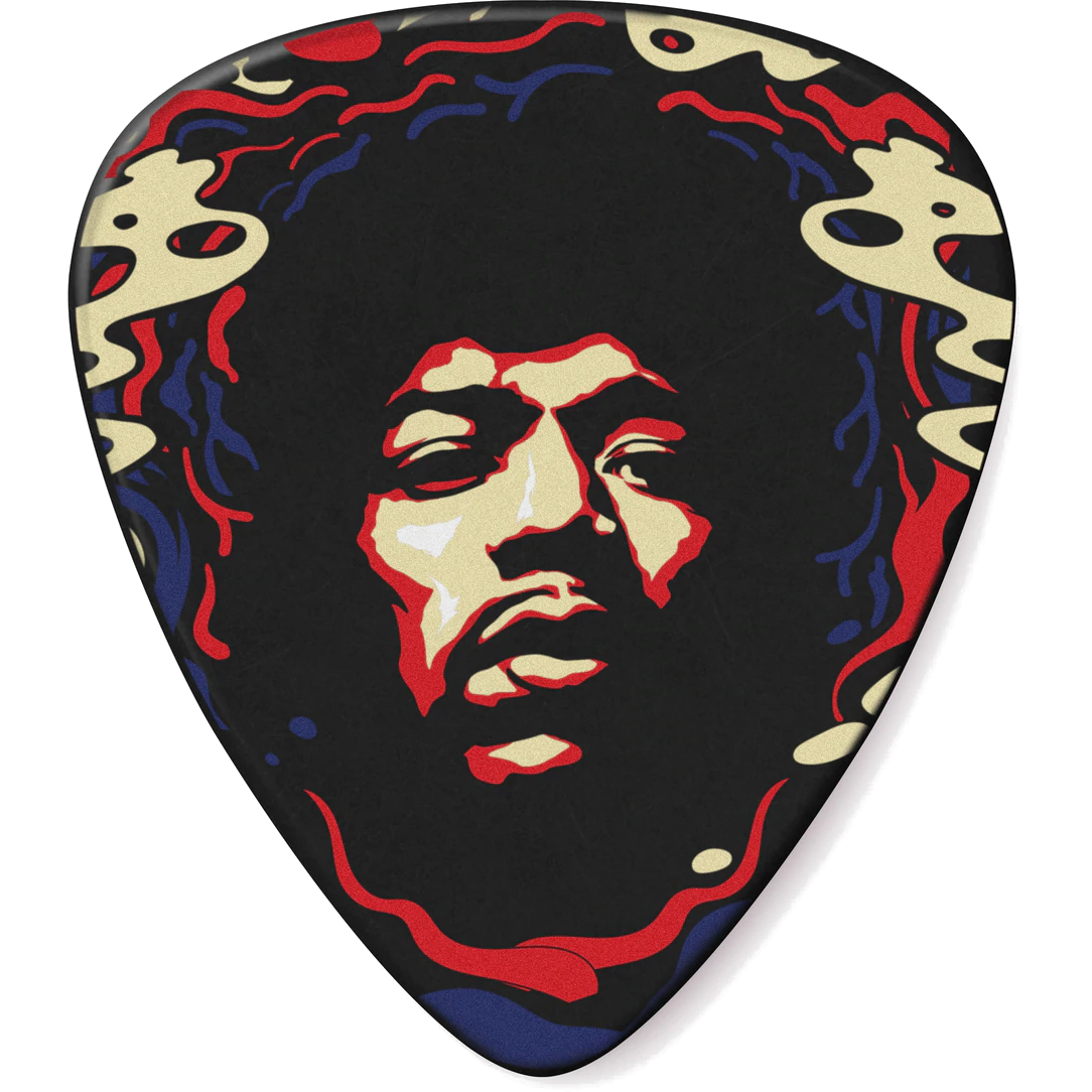 Dunlop Jimi Hendrix 69 Psych Series Star Haze plectrumset (6 stuks)