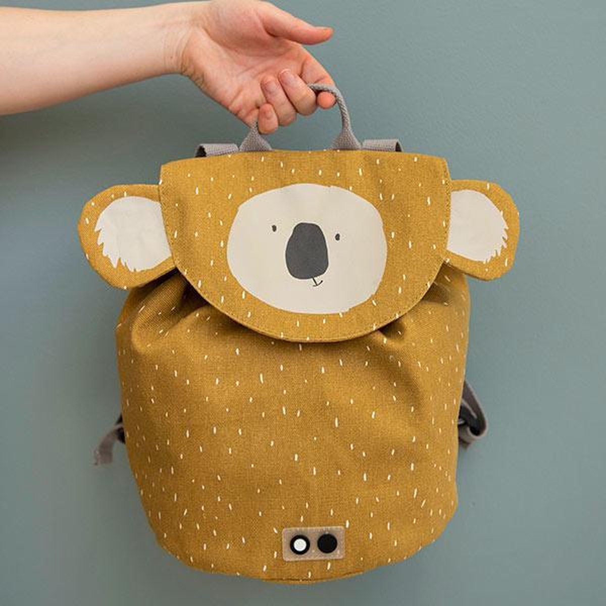 Trixie rugzak Mr. Koala junior 0,7 liter 30 cm polykatoen geel