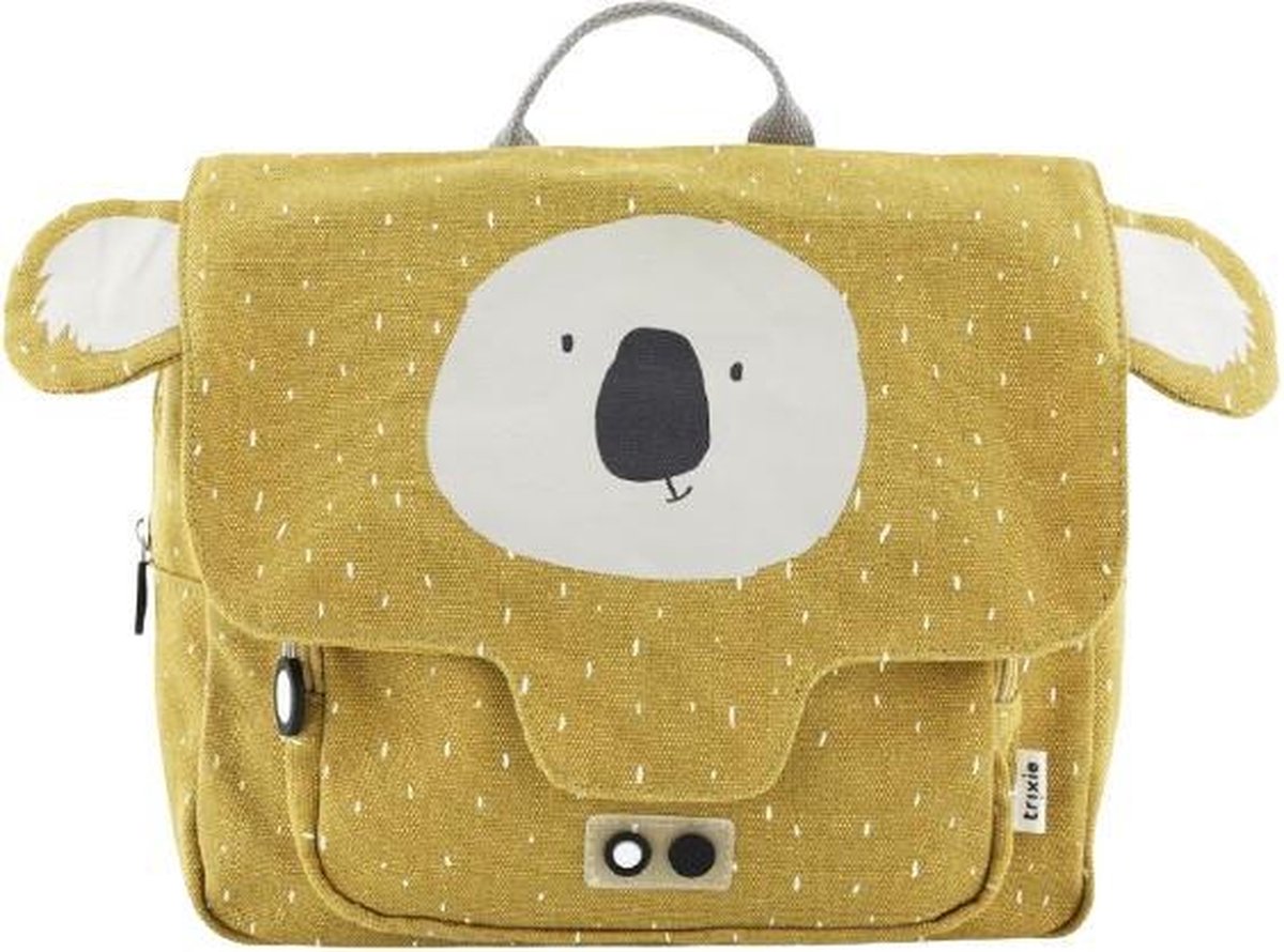 Trixie schooltas Mr. Koala junior 7 liter 29 cm polykatoen geel