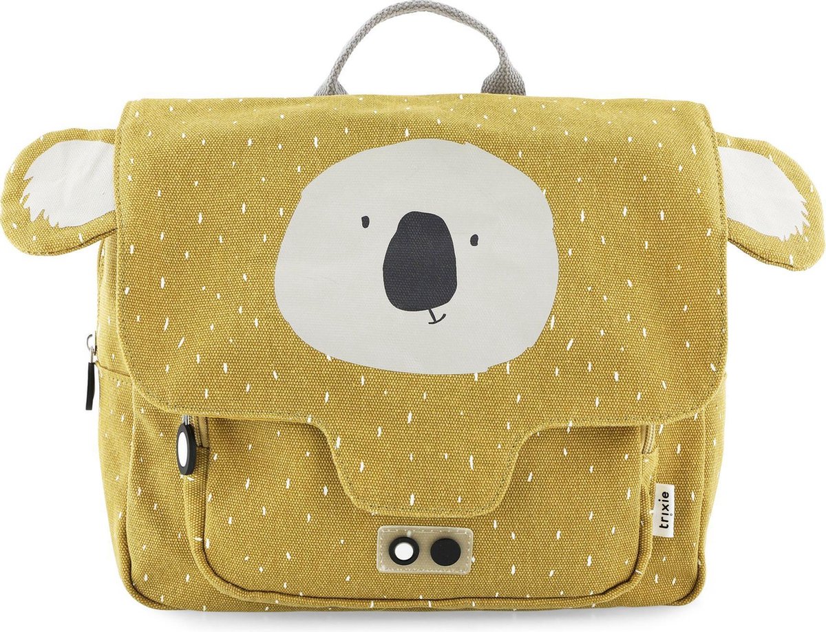 Trixie schooltas Mr. Koala junior 7 liter 29 cm polykatoen geel