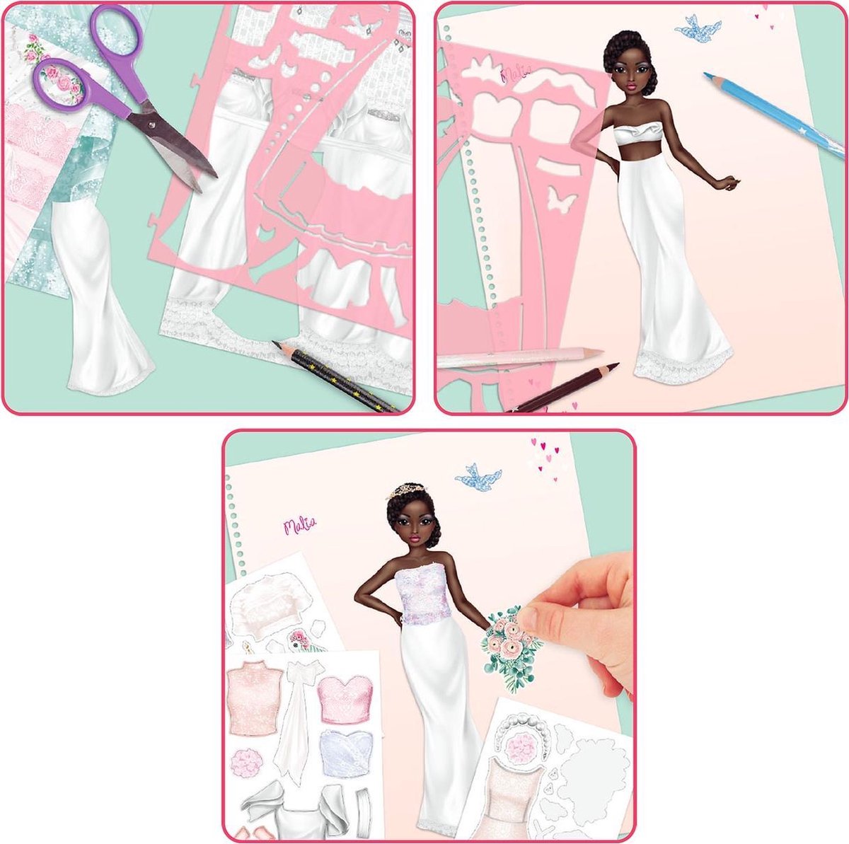 TOPModel kleurboek Wedding Special junior 28 x 23,8 cm papier