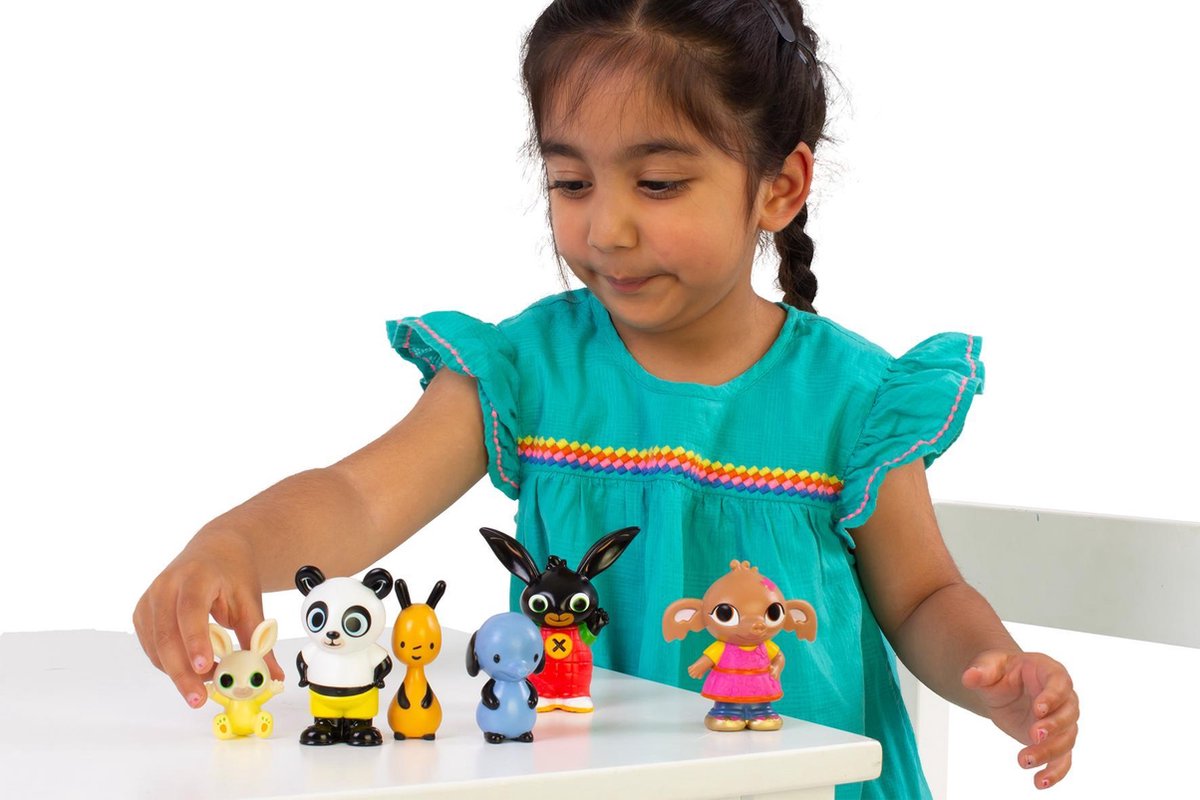 Bing speelfigurenkoffer & Friends 5 9 cm 6 stuks