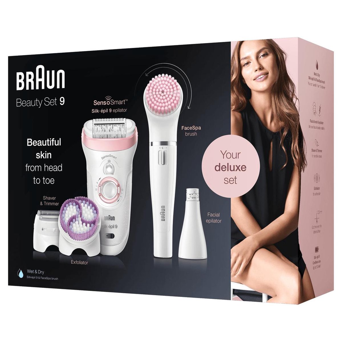 Braun Silk-épil Beautyset 9 9-975 - Wit