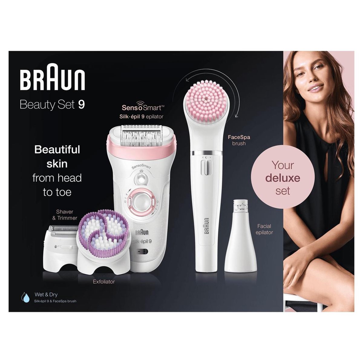 Braun Silk-épil Beautyset 9 9-975 - Wit