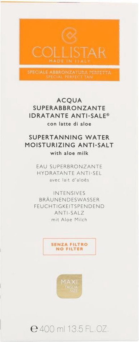 Collistar Supertanning Water Moisturizing Anti-Salth Aloe Milk - Wit