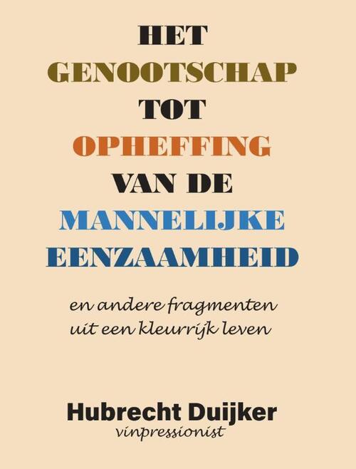 Davey Jones Publishing Het genootschap tot opheffing van de mannelijke eenzaamheid