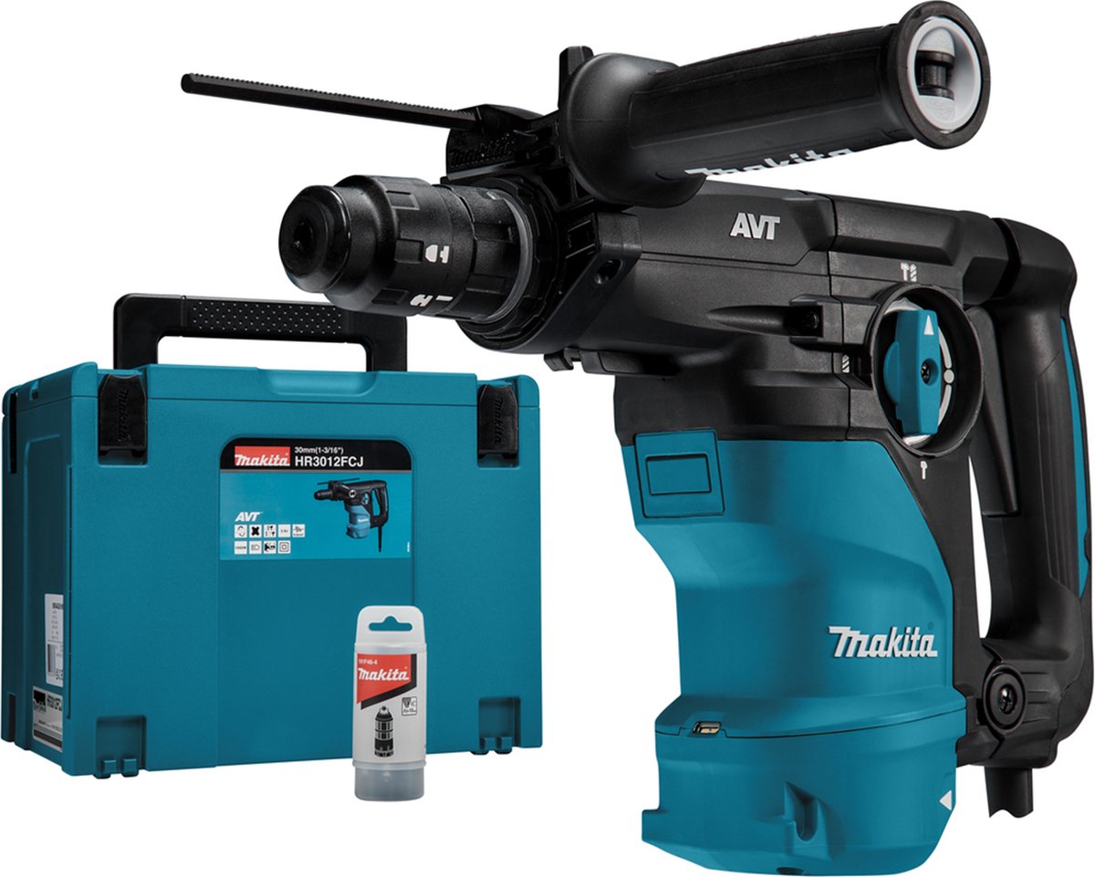 Makita HR3012FCJ | Combihamer | 230V | 3,9J | wisselbare boorkop | in Mbox