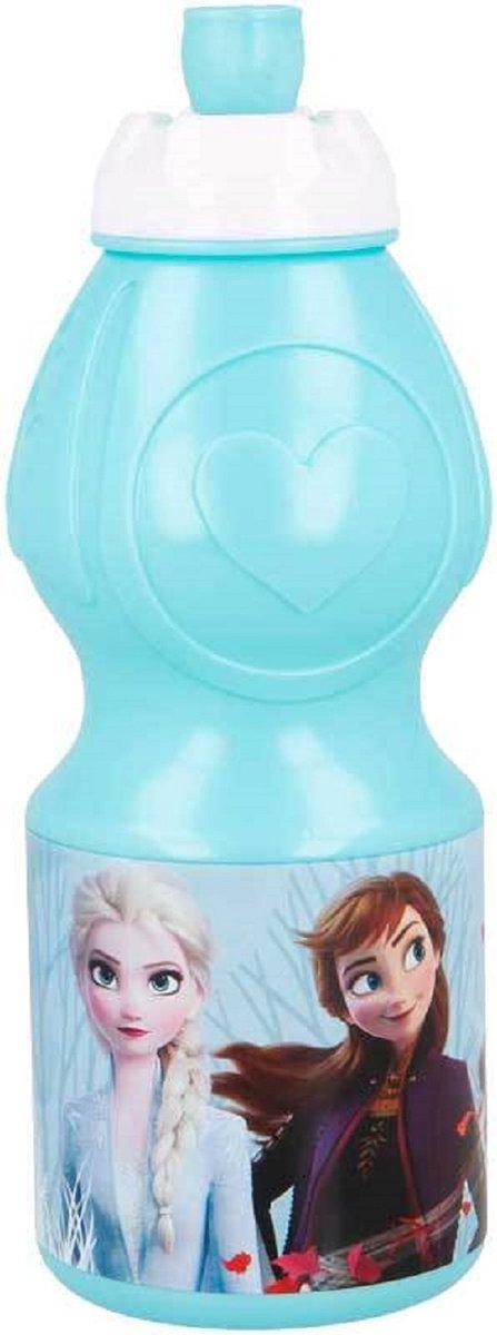 Disney bidon Frozen II meisjes 400 ml - Blauw