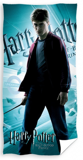 Harry Potter strandlaken junior 140 x 70 cm katoen - Turquoise