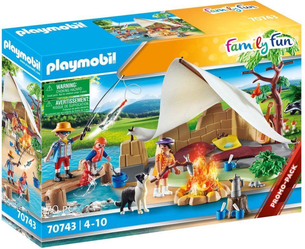 Playmobil Family Fun Familie op kampeertocht (70743) 41 delig