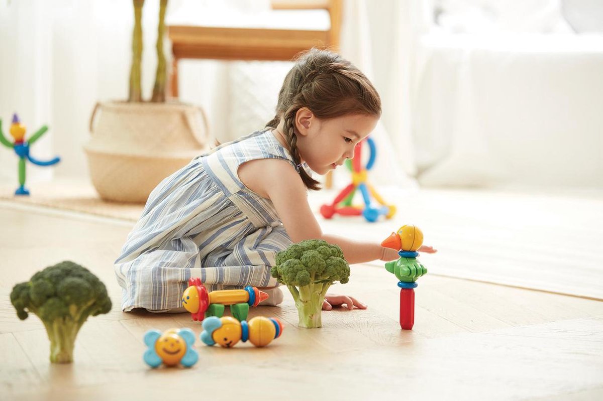 Magformers Stick O magnetische bouwset bosvriendjes junior 16 delig