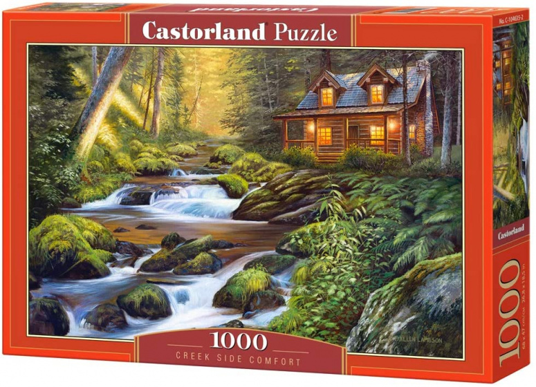 Castorland puzzel Creek Side Comfort 68 cm karton 1000 stukjes