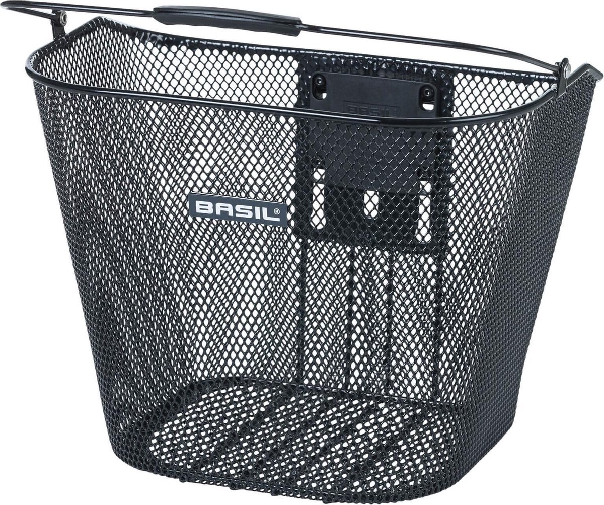 Basil fietsmand Bremen KF voor 23 liter staal - Zwart