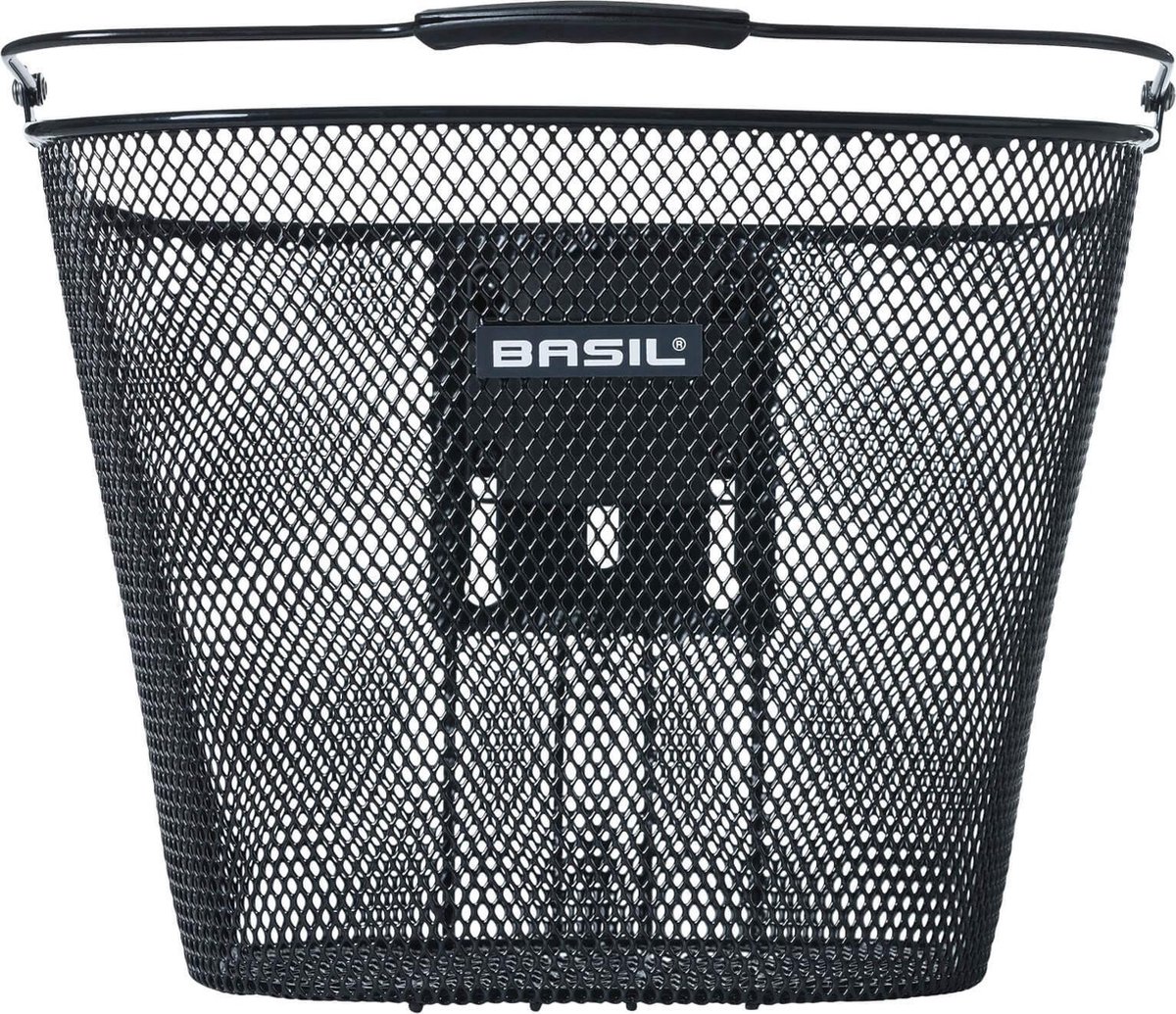Basil fietsmand Bremen KF voor 23 liter staal - Zwart