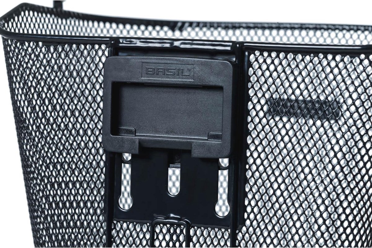 Basil fietsmand Bremen KF voor 23 liter staal - Zwart