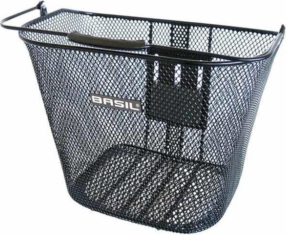 Basil fietsmand Bremen KF voor 23 liter staal - Zwart